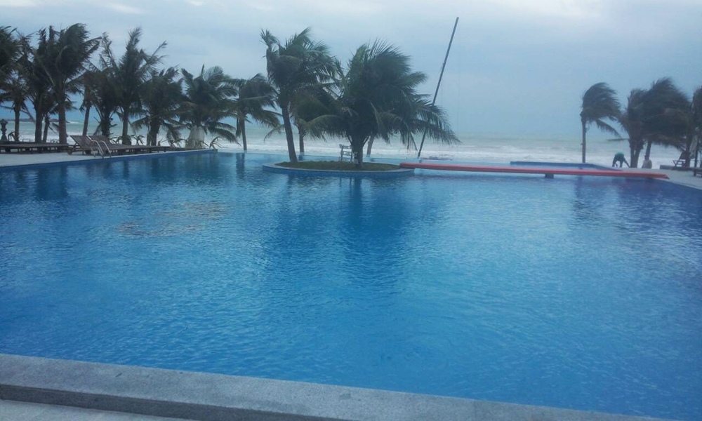 HOÀN THIỆN HỒ BƠI GM DỐC LẾT RESORT & SPA